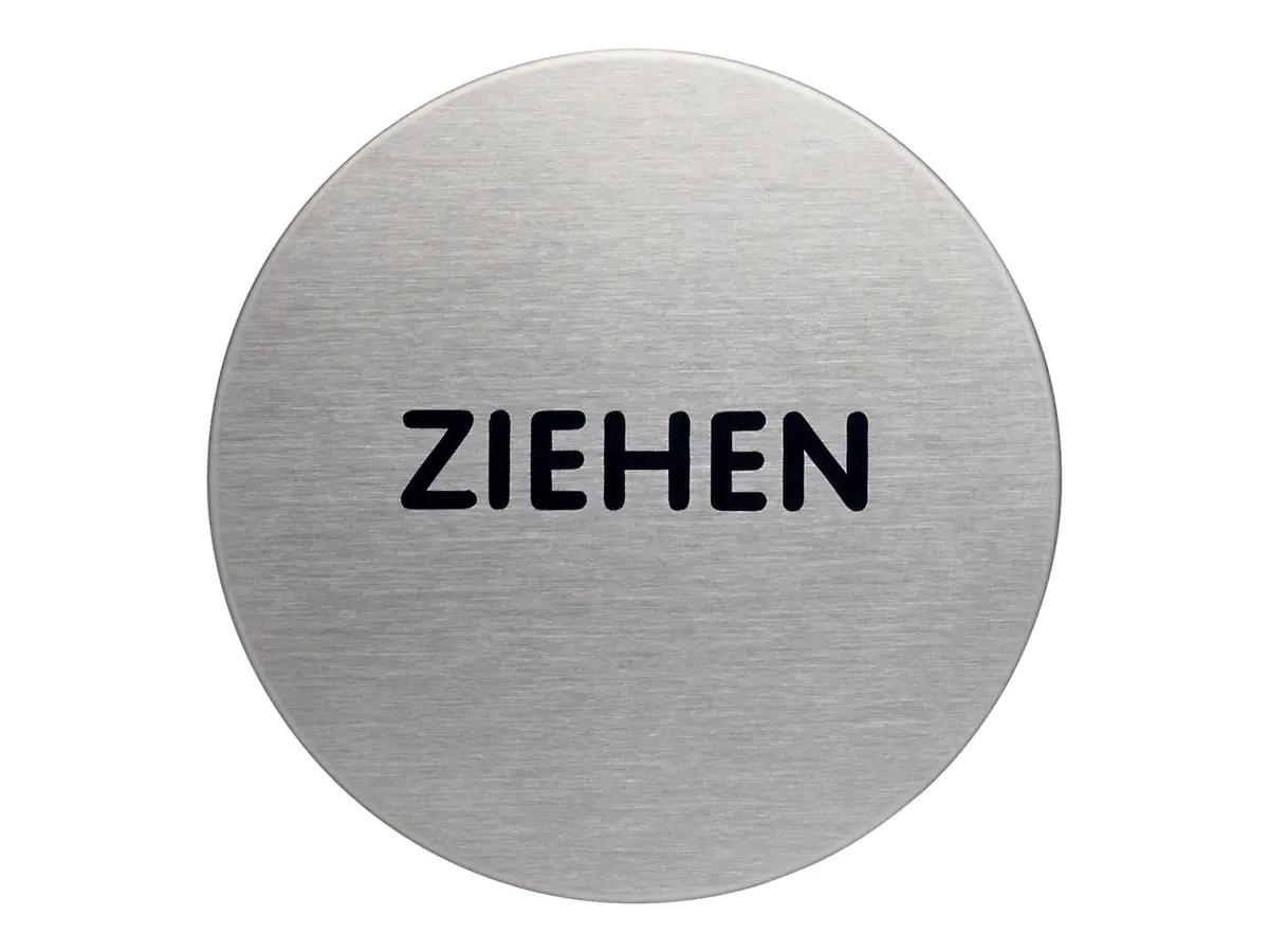 DURABLE Piktogramm PICTO 490161 ZIEHEN metallic silber