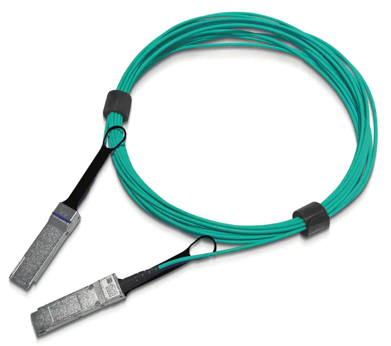 Mellanox LinkX - 200GBase-AOC InfiniBand Kabel - QSFP56 zu QSFP56 - 10 m - Glasfaser - Active Optical Cable (AOC)