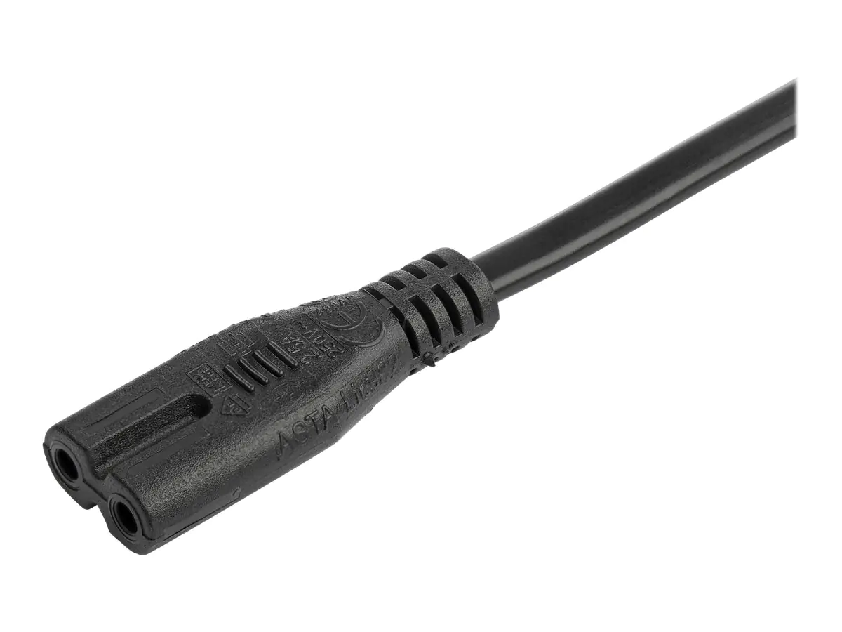 StarTech.com StarTech 3 m Laptop Stromkabel, Eurostecker auf C7 Stecker, 2.5A 250V - Stromkabel - Eurostecker (S) 752E-3M-POWER-LEAD