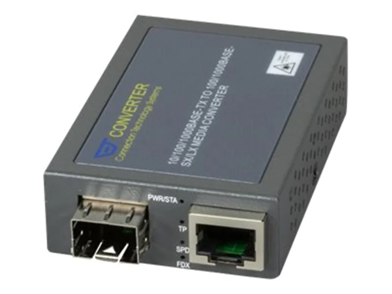 EFB-Elektronik CTS Compact - Medienkonverter - 1GbE - 10Base-T, 100Base-TX, 1000Base-T, 1000Base-X, 100Base-X - RJ-45 / SFP (mini-GBIC)
