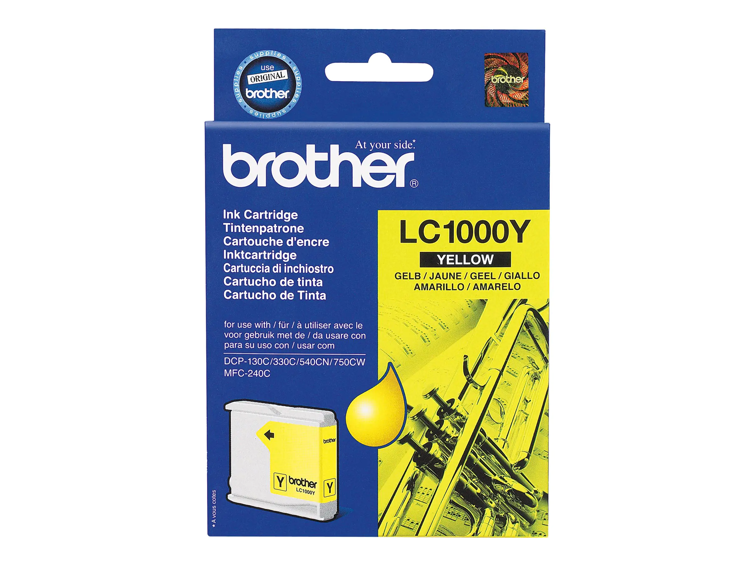 Brother LC1000Y - Gelb - original - Tintenpatrone