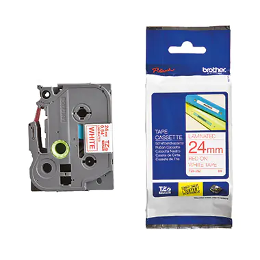 Brother TZe-252 - Standard-Klebstoff - Rot auf Weiß - Rolle (2,4 cm x 8 m) 1 Kassette(n) laminiertes Band - für Brother PT-D600; P-Touch PT-3600, D800, E550, E800, P750, P900, P950; P-Touch EDGE PT-P750 Brother TZe-252 - Standard-Klebstoff - Rot auf Weiß - Rolle (2,4 cm x 8 m) 1 Kassette(n) laminiertes Band - für Brother PT-D600; P-Touch PT-3600, D800, E550, E800, P750, P900, P950; P-Touch EDGE PT-P750