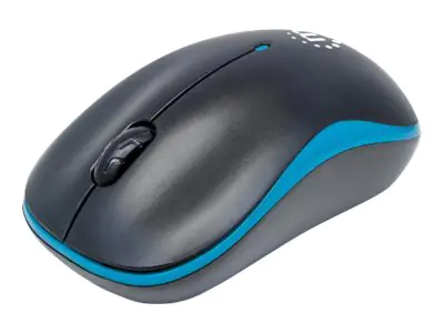 Manhattan Success Wireless Mouse, Black/Green, 1000dpi, 2.4Ghz (up to 10m), USB, Optical, Three Button with Scroll Wheel, USB micro receiver, AA battery (included), Low friction base, Three Year Warranty, Blister - Maus - optisch - 3 Tasten - kabellos - R Manhattan Success Wireless Mouse, Black/Green, 1000dpi, 2.4Ghz (up to 10m), USB, Optical, Three Button with Scroll Wheel, USB micro receiver, AA battery (included), Low friction base, Three Year Warranty, Blister - Maus - optisch - 3 Tasten - kabellos - R
