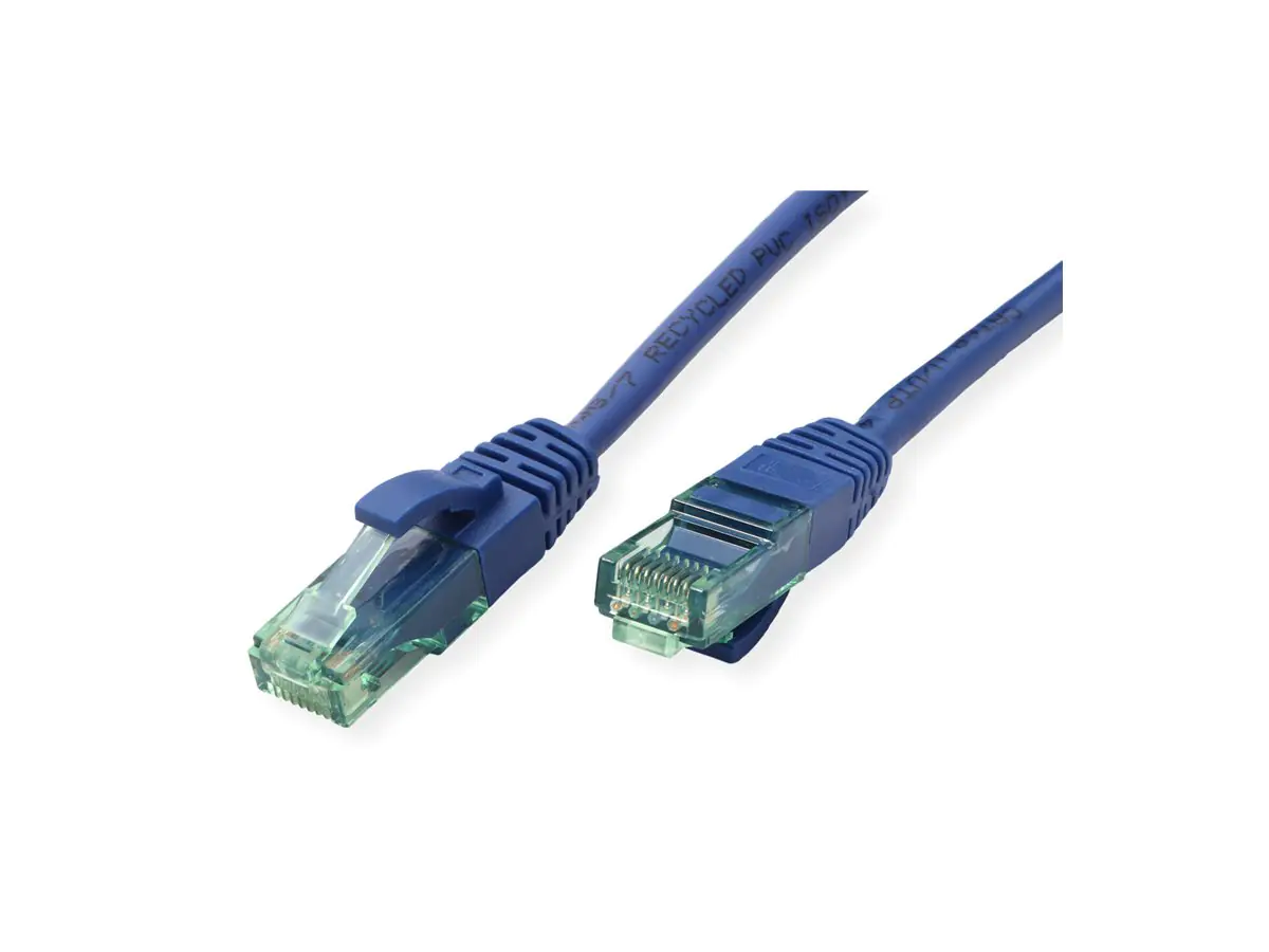 ROLINE RM UTP Patchkabel Kat6A/Kl.EA blau 3m - UTP