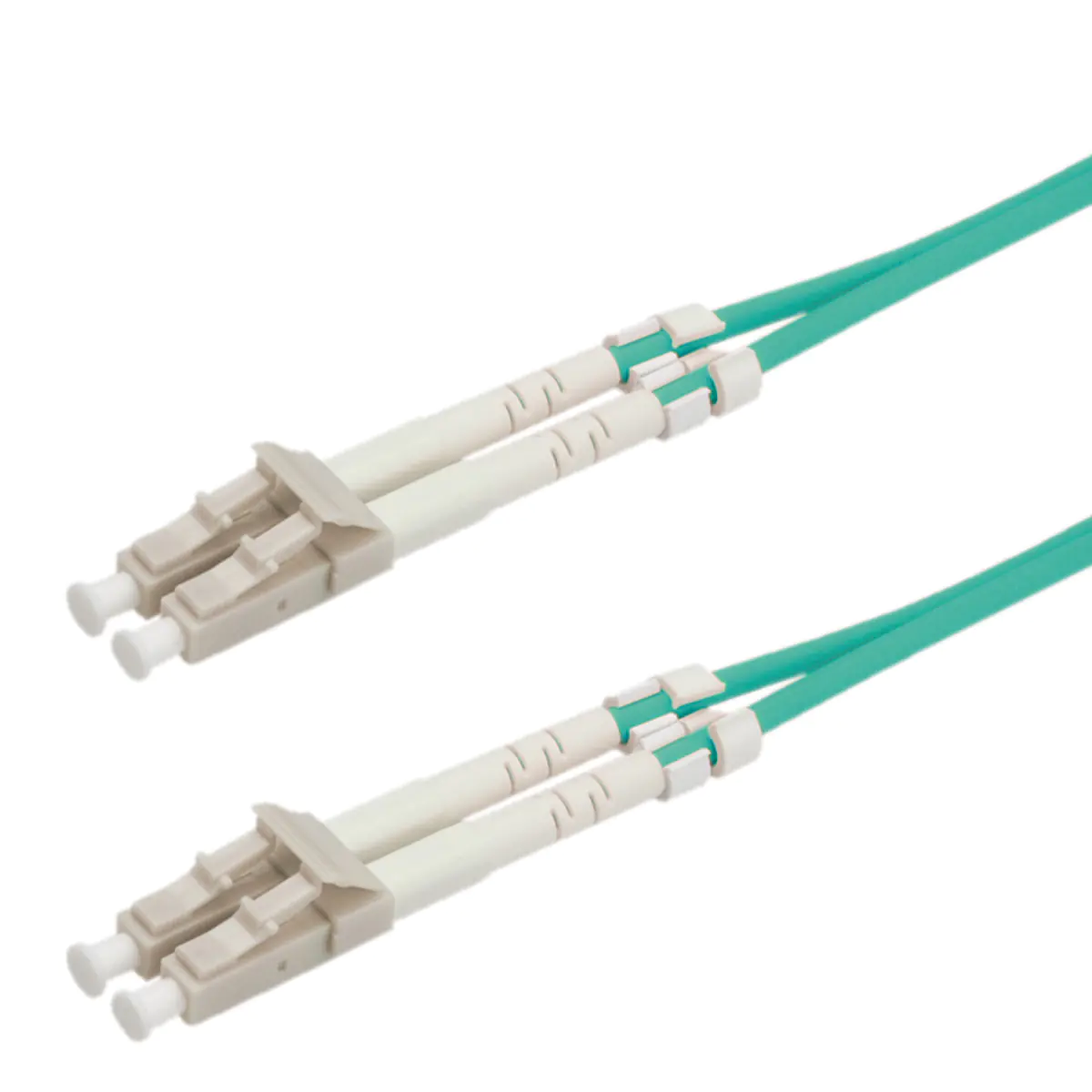 VALUE - Patch-Kabel - LC Multi-Mode (M) zu LC Multi-Mode (M) - 5 m - Glasfaser - Duplex - 50/125 Mikrometer - OM3 - Türkis