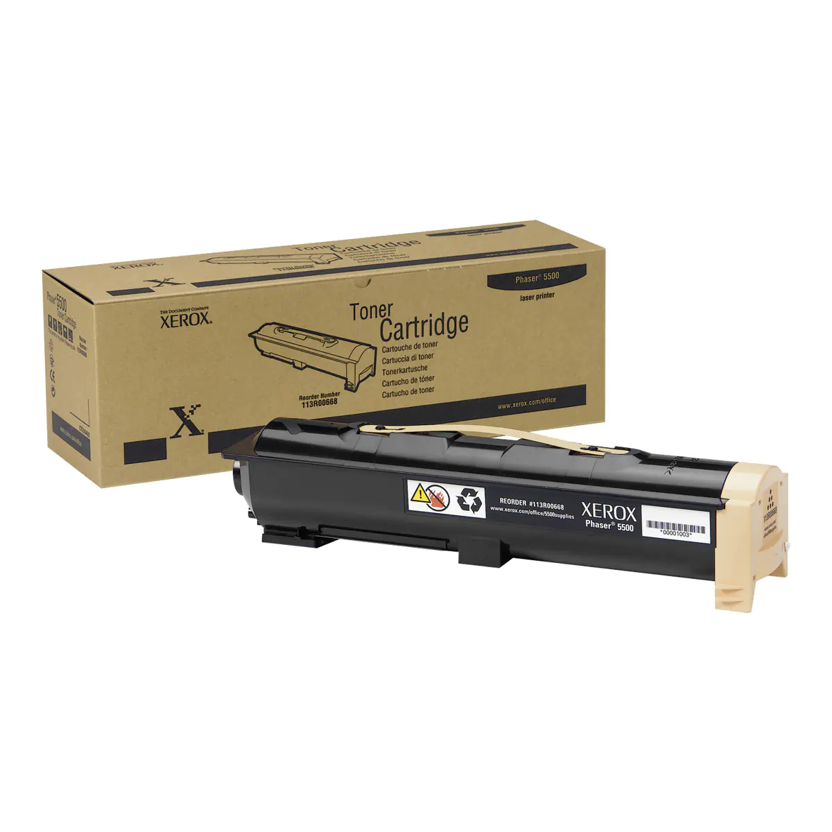Xerox Phaser 5500 - Schwarz - Original - Tonerpatrone - für Phaser 5500 Xerox Phaser 5500 - Schwarz - Original - Tonerpatrone - für Phaser 5500