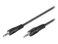 wentronic AVK 119-1000 - Audiokabel - mini-phone stereo 3.5 mm männlich zu mini-phone stereo 3.5 mm männlich - 10 m - flach