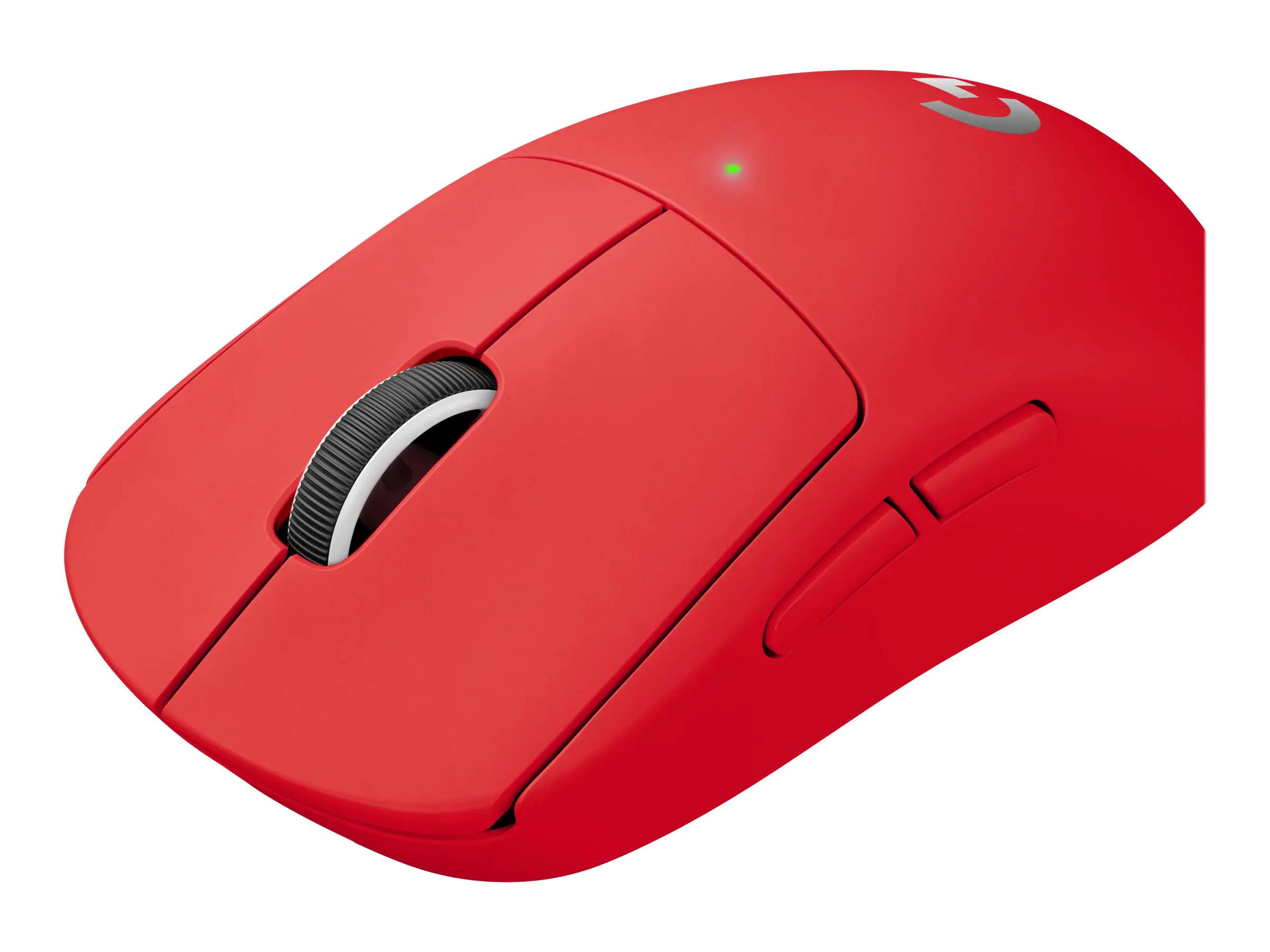 Logitech G PRO X SUPERLIGHT - Maus - optisch - 5 Tasten - kabellos - 2.4 GHz - USB Logitech LIGHTSPEED Empfänger - Rot