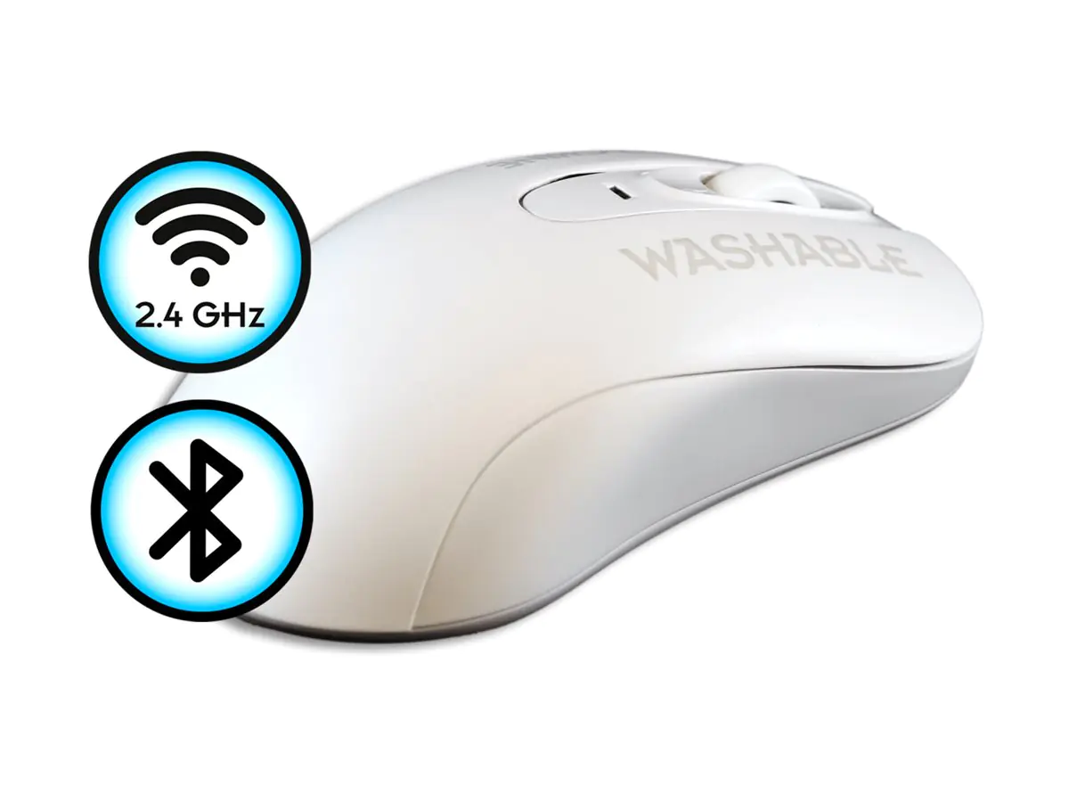 Man-Machine Mouse C washable DE white USB 2Tast. DE wireless - Maus
