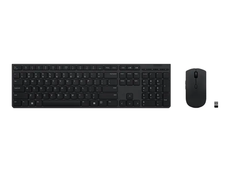Lenovo Professional - Tastatur-und-Maus-Set - kabellos - 2.4 GHz - Deutsch - Brown Box Lenovo Professional - Tastatur-und-Maus-Set - kabellos - 2.4 GHz - Deutsch - Brown Box
