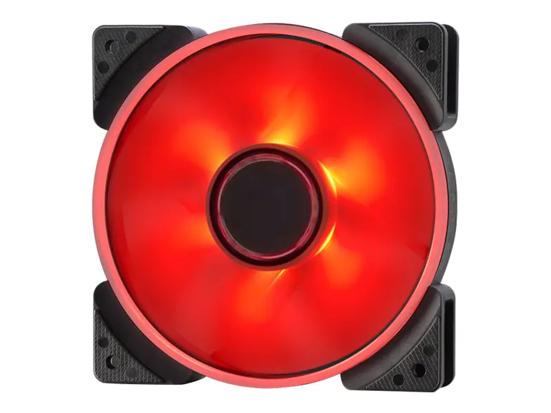 Fractal Design Prisma SL-12 - Gehäuselüfter - 120 mm - Schwarz, Rot