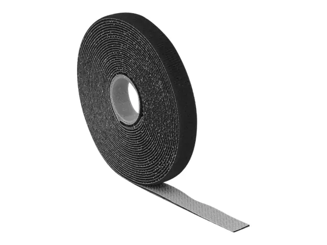 Delock - Klettverschluss - 5 m - Schwarz