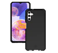 Mobilis SPECTRUM - Hintere Abdeckung für Mobiltelefon - widerstandsfähig - Impacthane - Schwarz - für Samsung Galaxy A23 5G