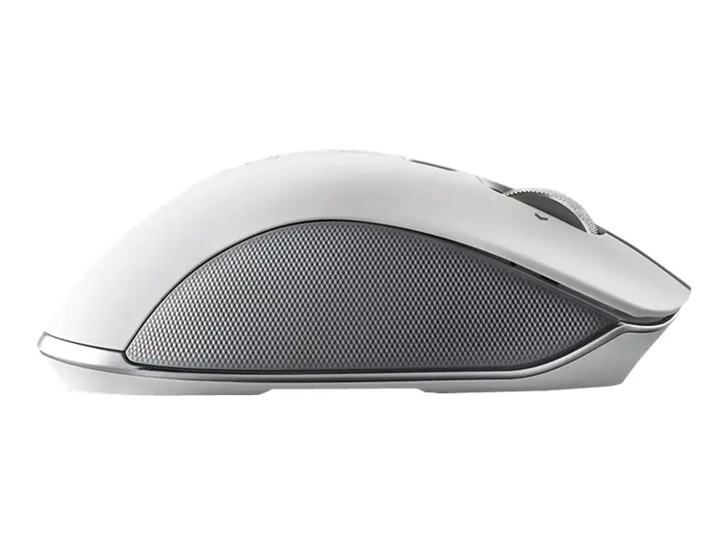 Razer Pro Click - Maus - Für Rechtshänder - optisch - 8 Tasten - kabellos, kabelgebunden - Bluetooth, 2.4 GHz - weiß