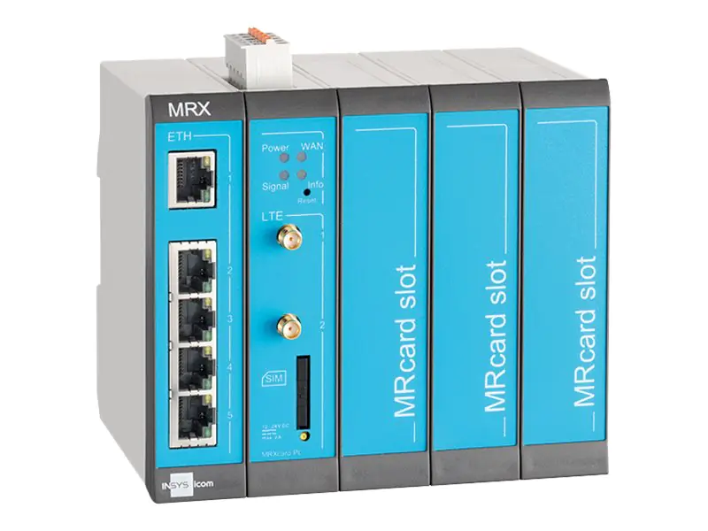 INSYS icom MRX MRX5 LTE - Router - WWAN - 4G - an DIN-Schiene montierbar
