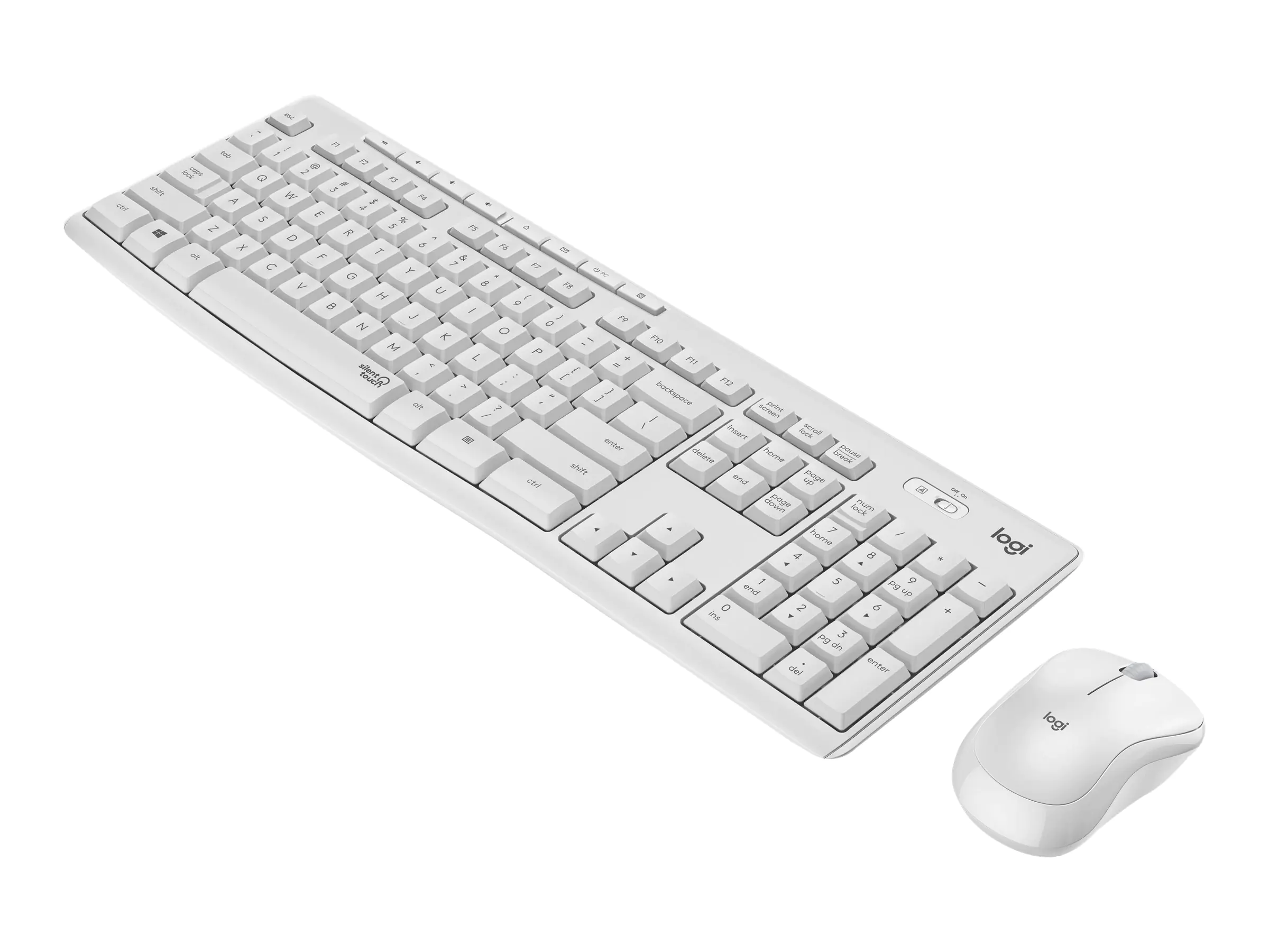 Logitech MK295 Silent - Tastatur-und-Maus-Set - kabellos - 2.4 GHz - QWERTZ - Deutsch - Off White Logitech MK295 Silent - Tastatur-und-Maus-Set - kabellos - 2.4 GHz - QWERTZ - Deutsch - Off White