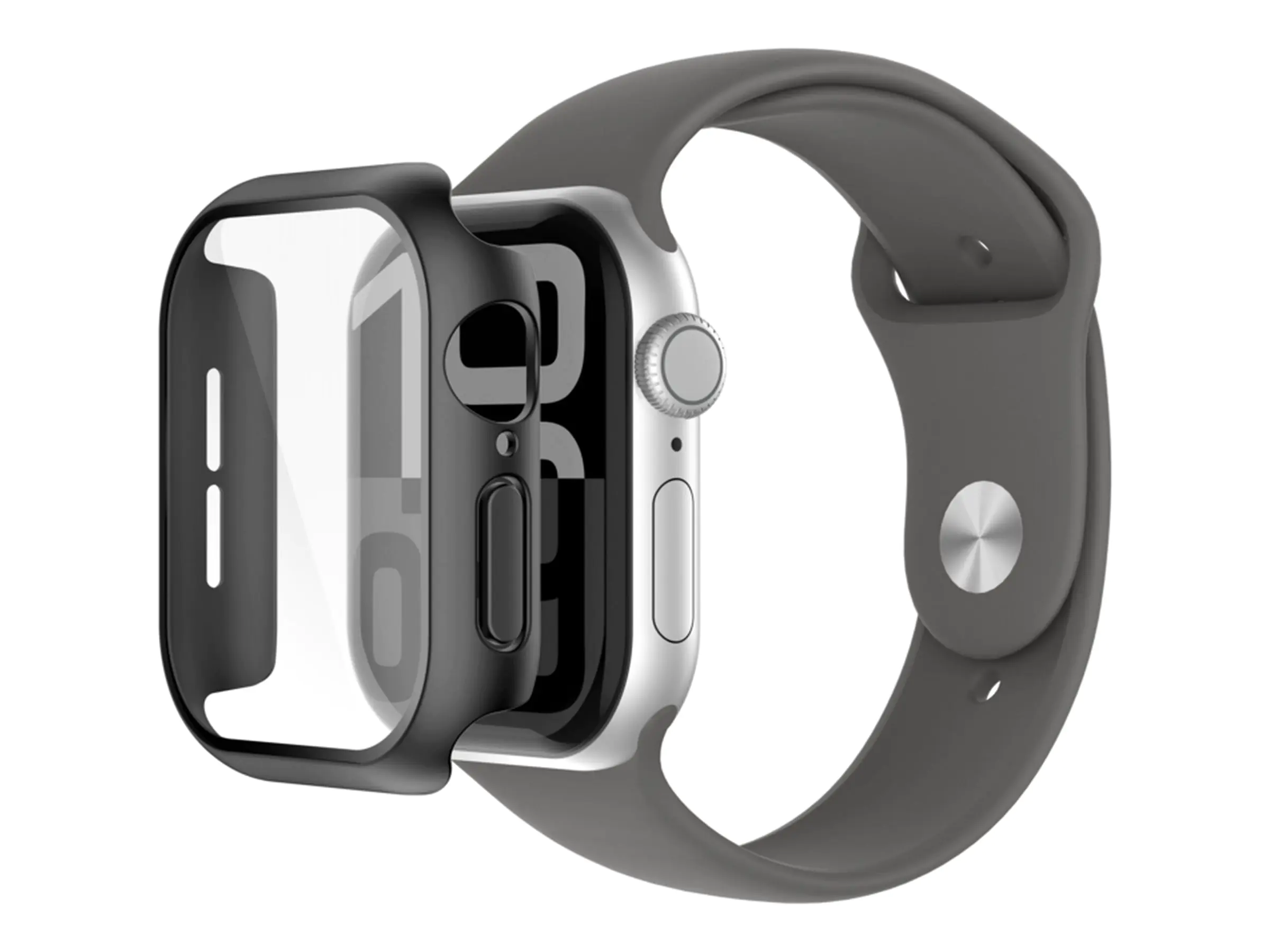 Belkin SCREENFORCE TemperedCurve - Stoßstange für Smartwatch - 2-in-1, 42 mm - gehärtetes Glas (9H)