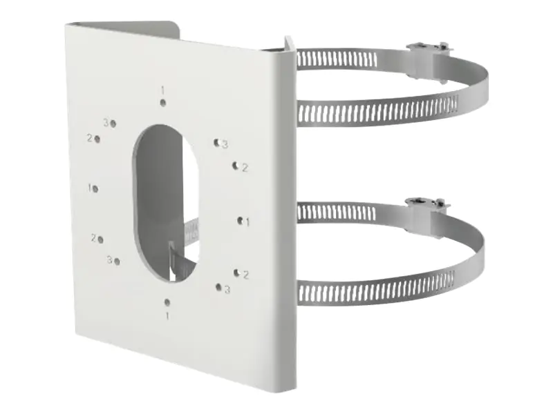 Hikvision DS-1275ZJ-S-SUS - Halterung für Kameramontage - Pfosten montierbar - weiß - für Pro Series DS-2CD2646, 2CD2T87; Pro Series EasyIP 4.0 with ColorVu