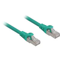 Sharkoon RJ45 CAT.6a SFTP LSOH gn 0.50m| Halogenfrei - Switch