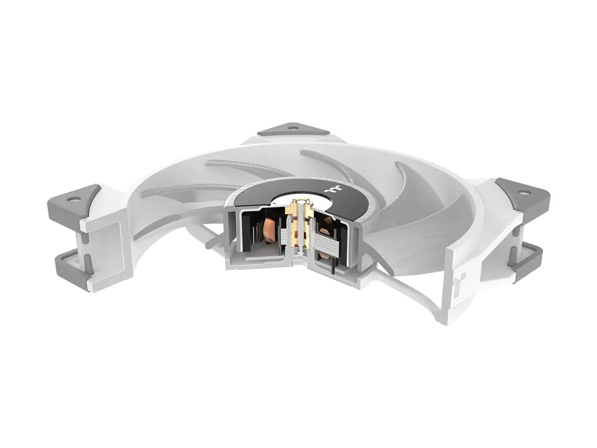Thermaltake TOUGHFAN 12 - Gehäuselüfter - 120 mm - weiß