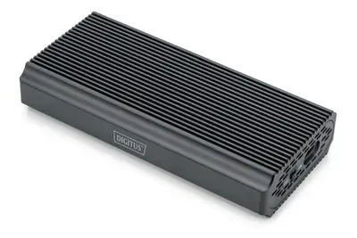 DIGITUS USB M.2 Festplattengehäuse, SSD, extern, NVMe, 40Gbps, USB 4.0, Aluminium, werkzeugfrei