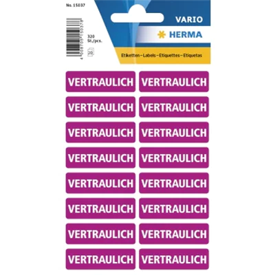 HERMA Hinweisetikett 15036 12,5x40mm Eilt sehr rt 320 St./Pack HERMA Hinweisetikett 15036 12,5x40mm Eilt sehr rt 320 St./Pack