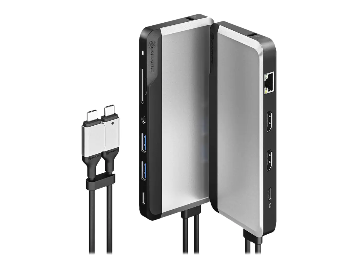 ALOGIC USB-C Super Dock - Dockingstation - USB-C / Thunderbolt 3 - 2 x HDMI - GigE