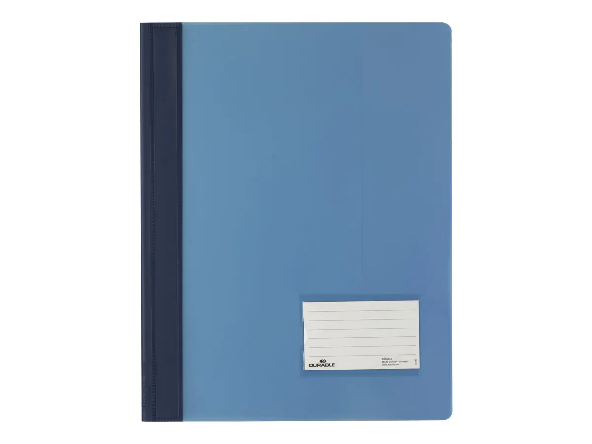 Durable Schnellhefter - halbdurchsichtig blau 268006