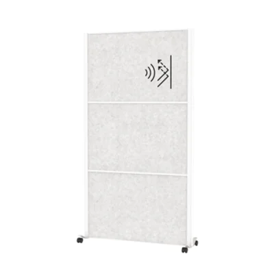 MAUL Stellwand MAULconnecto 100 x 182 cm (B x H) Zweibeinstativ 100 % PES-Fasern hellgrau