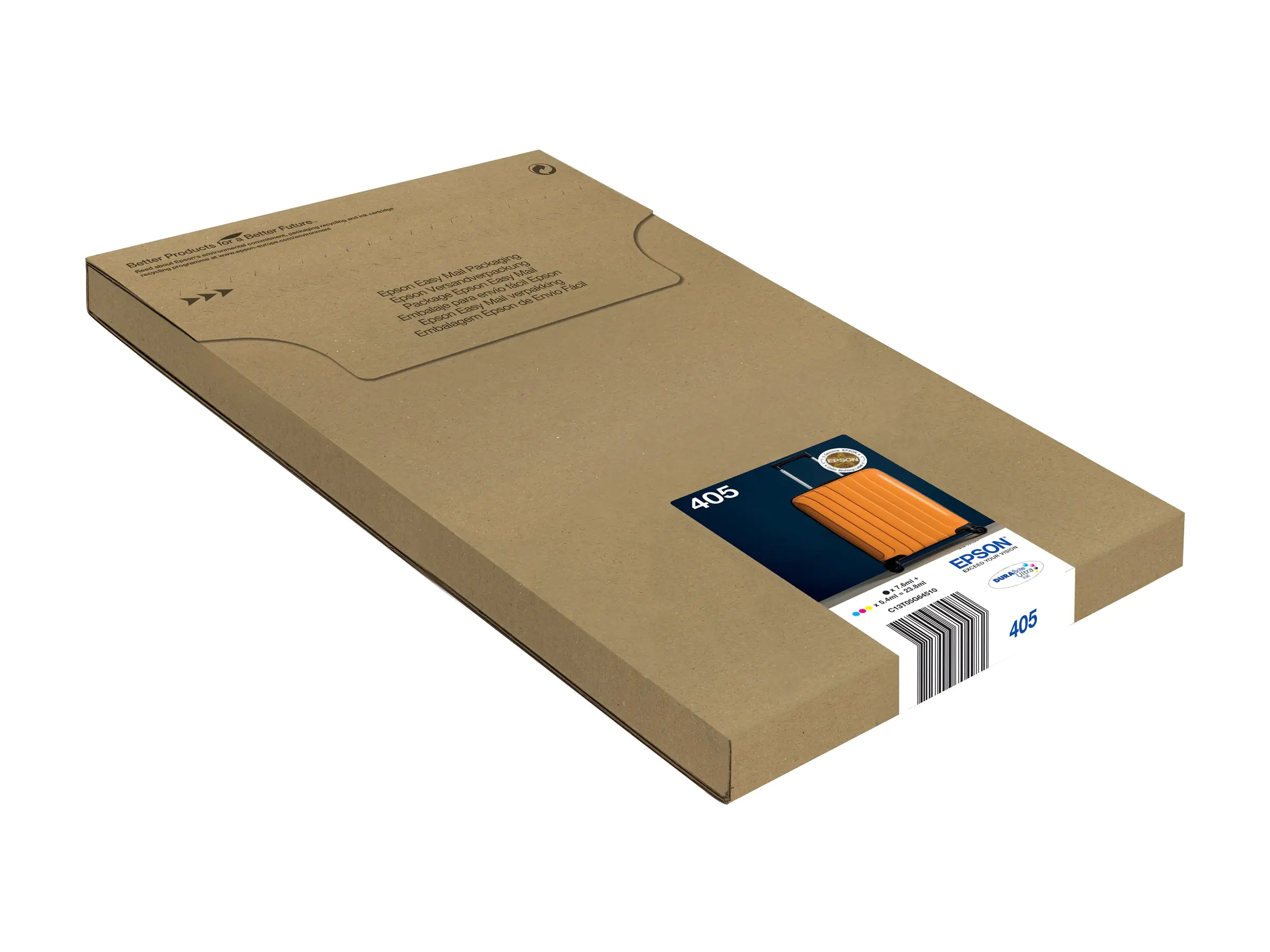 Epson 405 Multipack - 4er-Pack - Schwarz, Gelb, Cyan, Magenta - original - versandfertig - Tintenpatrone - für WorkForce WF-7310, 7830, 7835, 7840; WorkForce Pro WF-3820, 3825, 4820, 4825, 4830, 7840