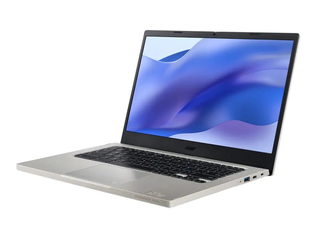 Acer Chromebook Vero 514 CBV514-1H - Intel Core i5 1235U / 1.3 GHz - Chrome OS - Intel Iris Xe Grafikkarte - 8 GB RAM - 256 GB SSD - 35.6 cm (14") IPS 1920 x 1080 (Full HD) - Wi-Fi 6E - Cobblestone Gray - kbd: Deutsch