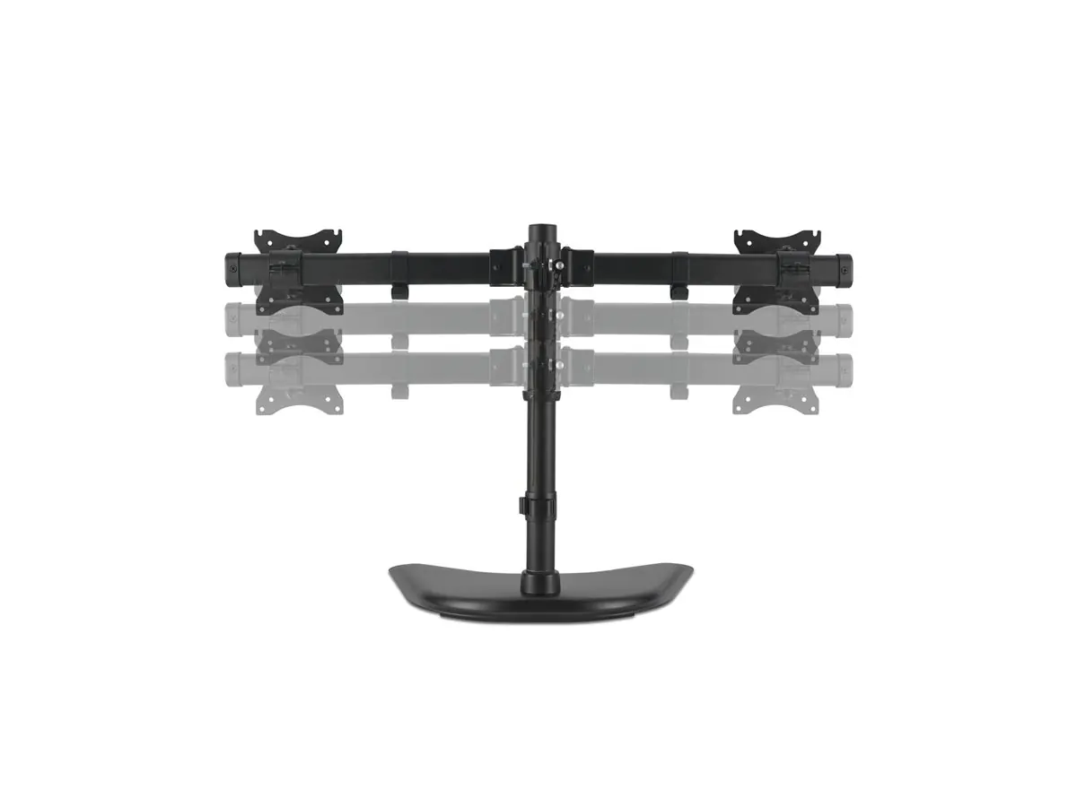 Kensington SmartFit - Aufstellung - für 2 Monitore - Stahl, Silikonpad - Bildschirmgröße: bi