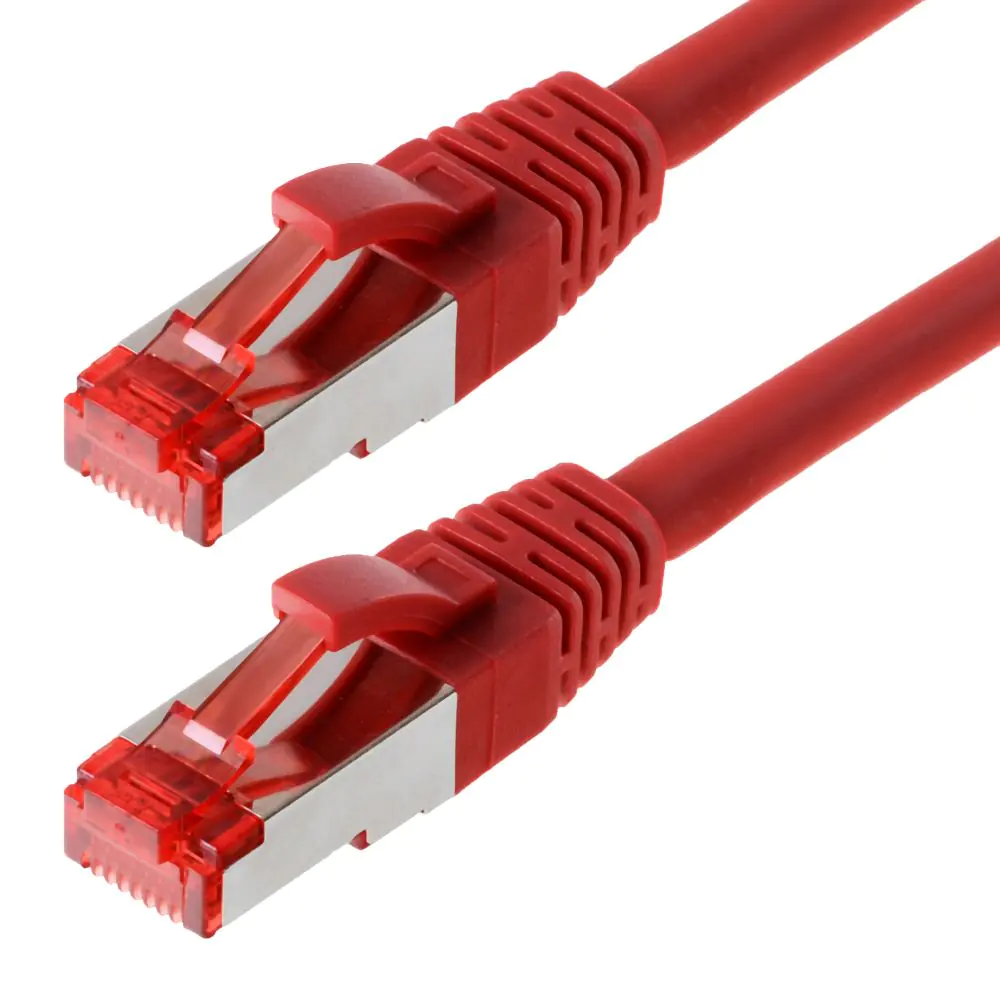 Patchkabel S/FTP (PIMF) CAT 6, rot 1,0m halogenfrei Patchkabel S/FTP (PIMF) CAT 6, rot 1,0m halogenfrei
