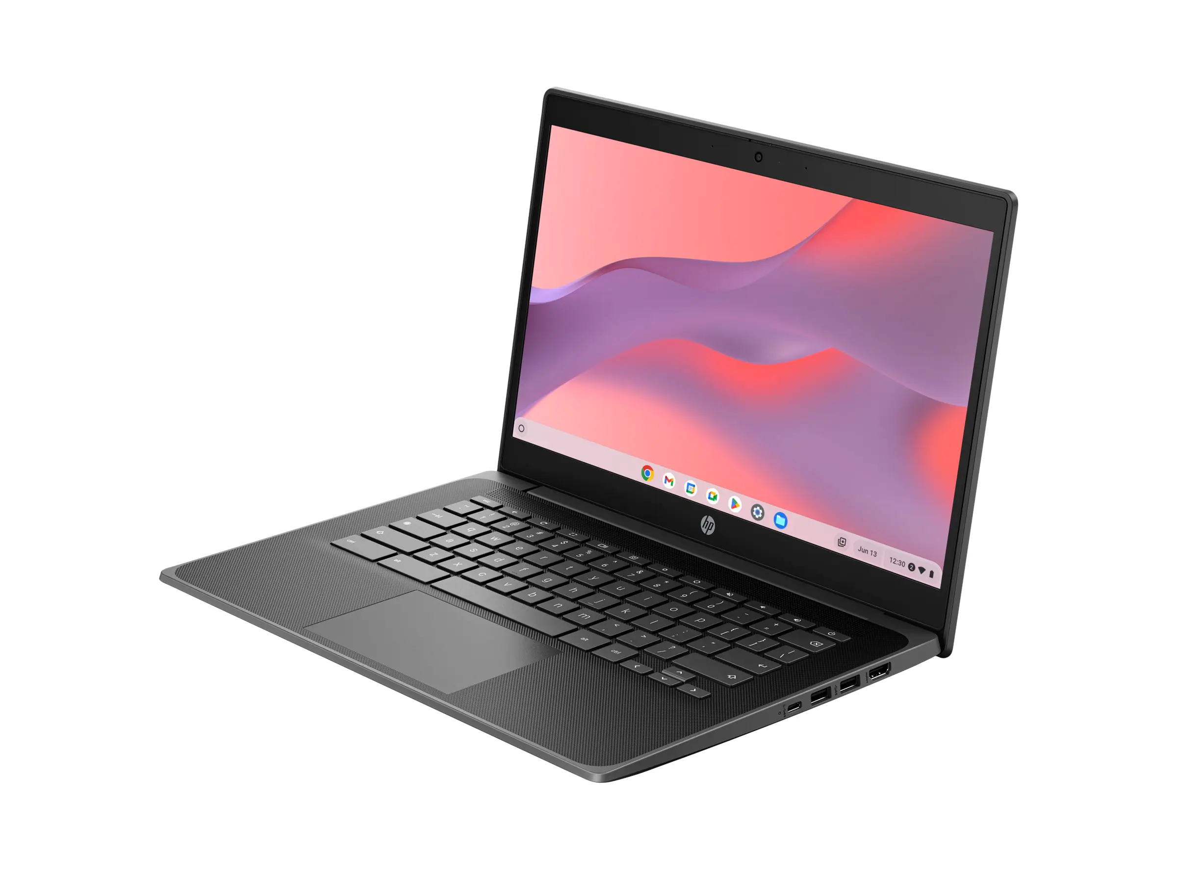 HP Fortis 14 G11 Chromebook - 180°-Scharnierdesign - Intel N-series N100 - Chrome OS - UHD Graphics - 8 GB RAM - 64 GB eMMC - 35.6 cm (14") IPS 1920 x 1080 (Full HD) - Wi-Fi 6E, Bluetooth - kbd: Deutsch