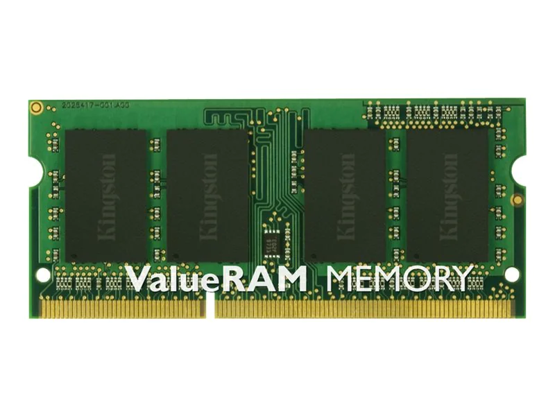 Kingston ValueRAM - DDR3L - Modul - 4 GB - SO DIMM 204-PIN - 1600 MHz / PC3-12800 - CL11 - 1.35 V - ungepuffert - non-ECC Kingston ValueRAM - DDR3L - Modul - 4 GB - SO DIMM 204-PIN - 1600 MHz / PC3-12800 - CL11 - 1.35 V - ungepuffert - non-ECC