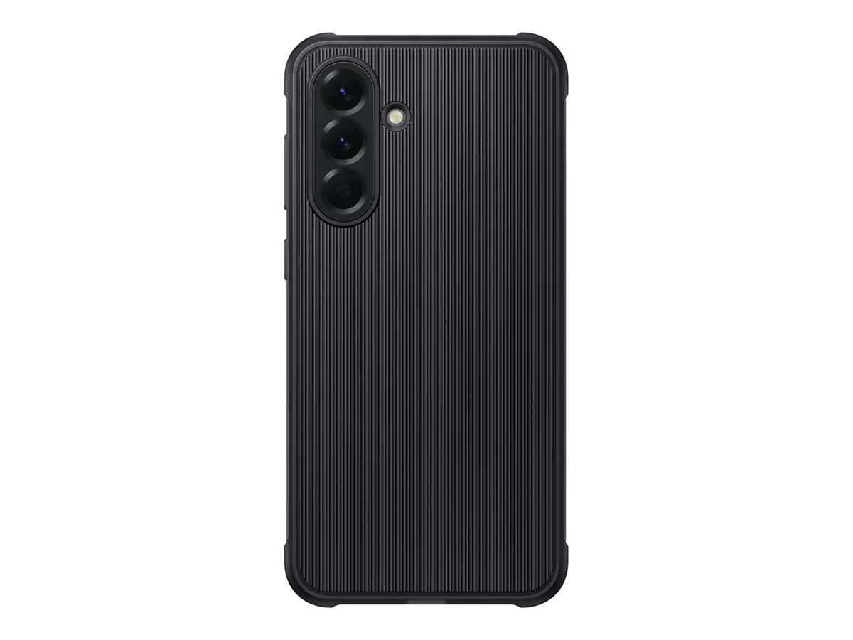 Samsung EF-RA566 - Hintere Abdeckung für Mobiltelefon - widerstandsfähig - Thermoplastisches Polyurethan (TPU) - Schwarz - für Galaxy A56