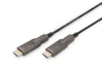 Digitus - Ultra High Speed - HDMI-Kabel - 19 pin micro HDMI Type D männlich zu 19 pin micro HDMI Type D männlich - 30 m - Glasfaser - Schwarz - Active Optical Cable (AOC), unterstützt 4K 60 Hz (4096 x 2560)