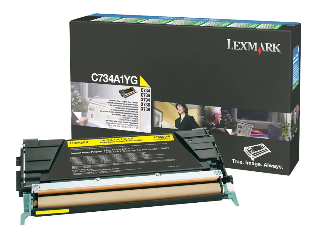 Lexmark - Gelb - Original - Tonerpatrone LCCP, LRP - für Lexmark C734, C736, X734, X736, X738
