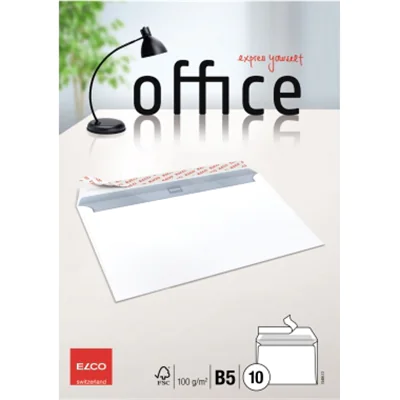 ELCO Briefumschlag Office 7449512 B5 oF hk weiß 10 St./Pack. ELCO Briefumschlag Office 7449512 B5 oF hk weiß 10 St./Pack.