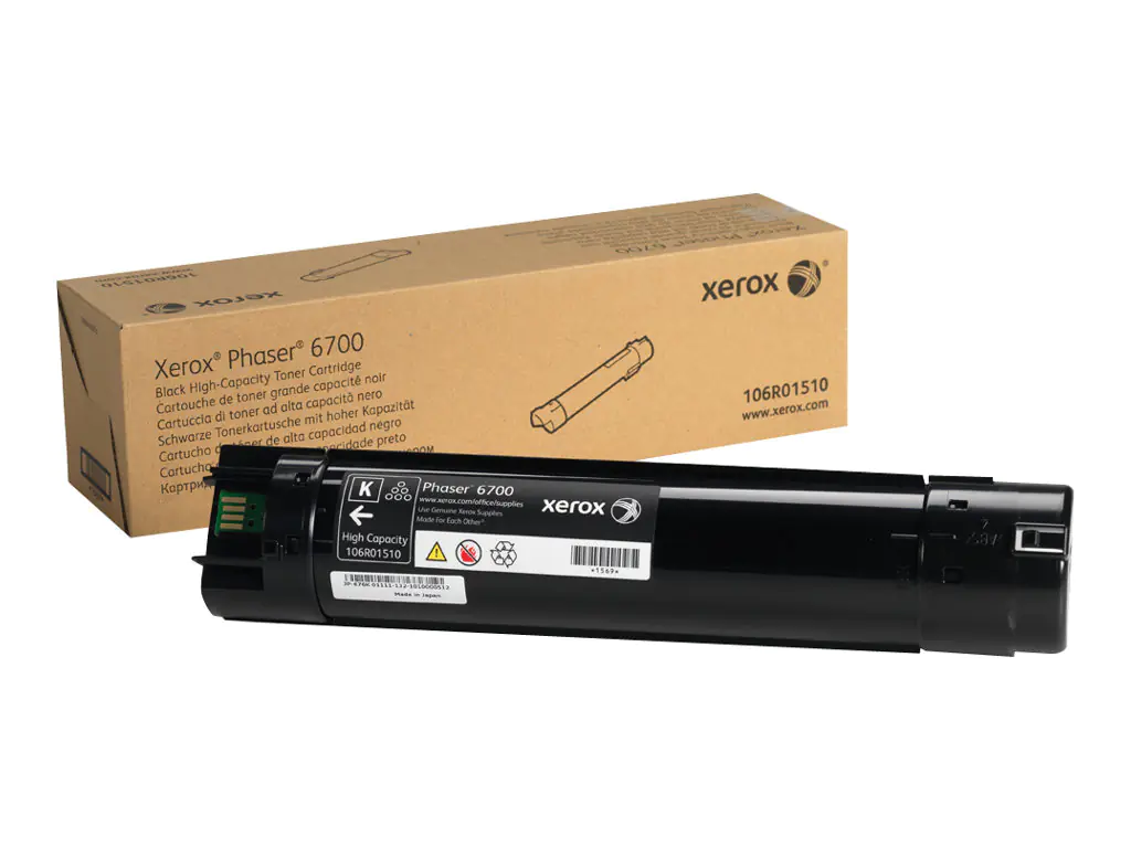 Xerox - Mit hoher Kapazität - Schwarz - Original - Tonerpatrone - für Phaser 6700Dn, 6700DT, 6700DX, 6700N, 6700V_DNC Xerox - Mit hoher Kapazität - Schwarz - Original - Tonerpatrone - für Phaser 6700Dn, 6700DT, 6700DX, 6700N, 6700V_DNC