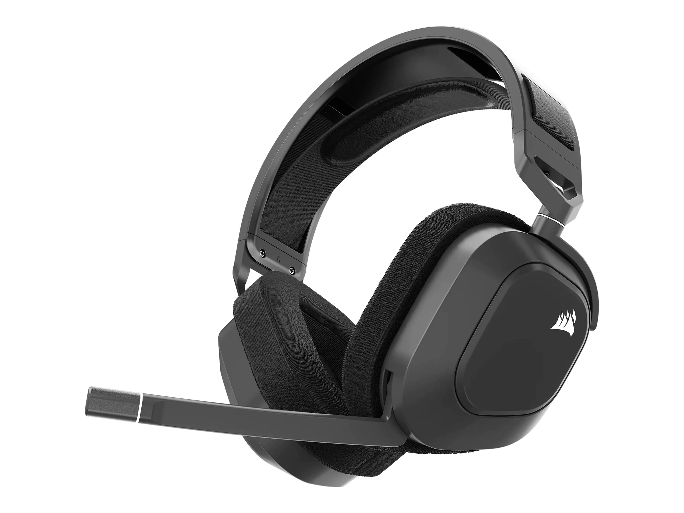 CORSAIR Gaming HS80 MAX WIRELESS - Headset - ohrumschließend - 2,4 GHz - kabellos - USB - Stahlgrau