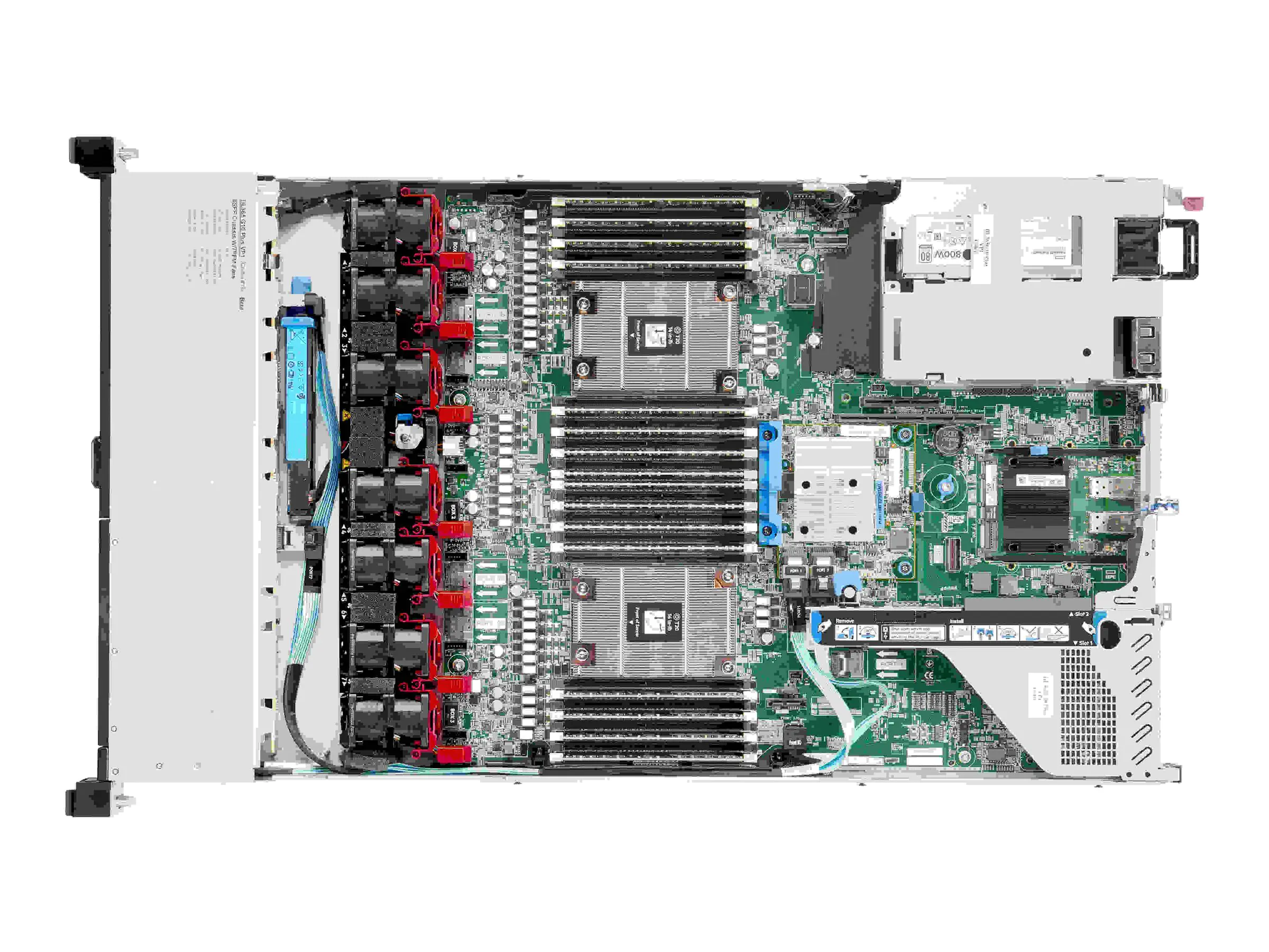 HPE ProLiant DL365 Gen10 Plus - Server - Rack-Montage - 1U - zweiweg - 1 x EPYC 7313 / 3 GHz - RAM 32 GB - SATA/SAS - Hot-Swap 6.4 cm (2.5") Schacht/Schächte - keine HDD - 1GbE - Monitor: keiner