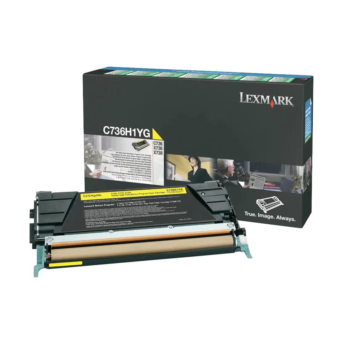 Lexmark - Hohe Ergiebigkeit - Gelb - Original - Tonerpatrone LCCP, LRP - für Lexmark C736dn, C736dtn, C736N, X736de, X738de, X738dte Lexmark - Hohe Ergiebigkeit - Gelb - Original - Tonerpatrone LCCP, LRP - für Lexmark C736dn, C736dtn, C736N, X736de, X738de, X738dte