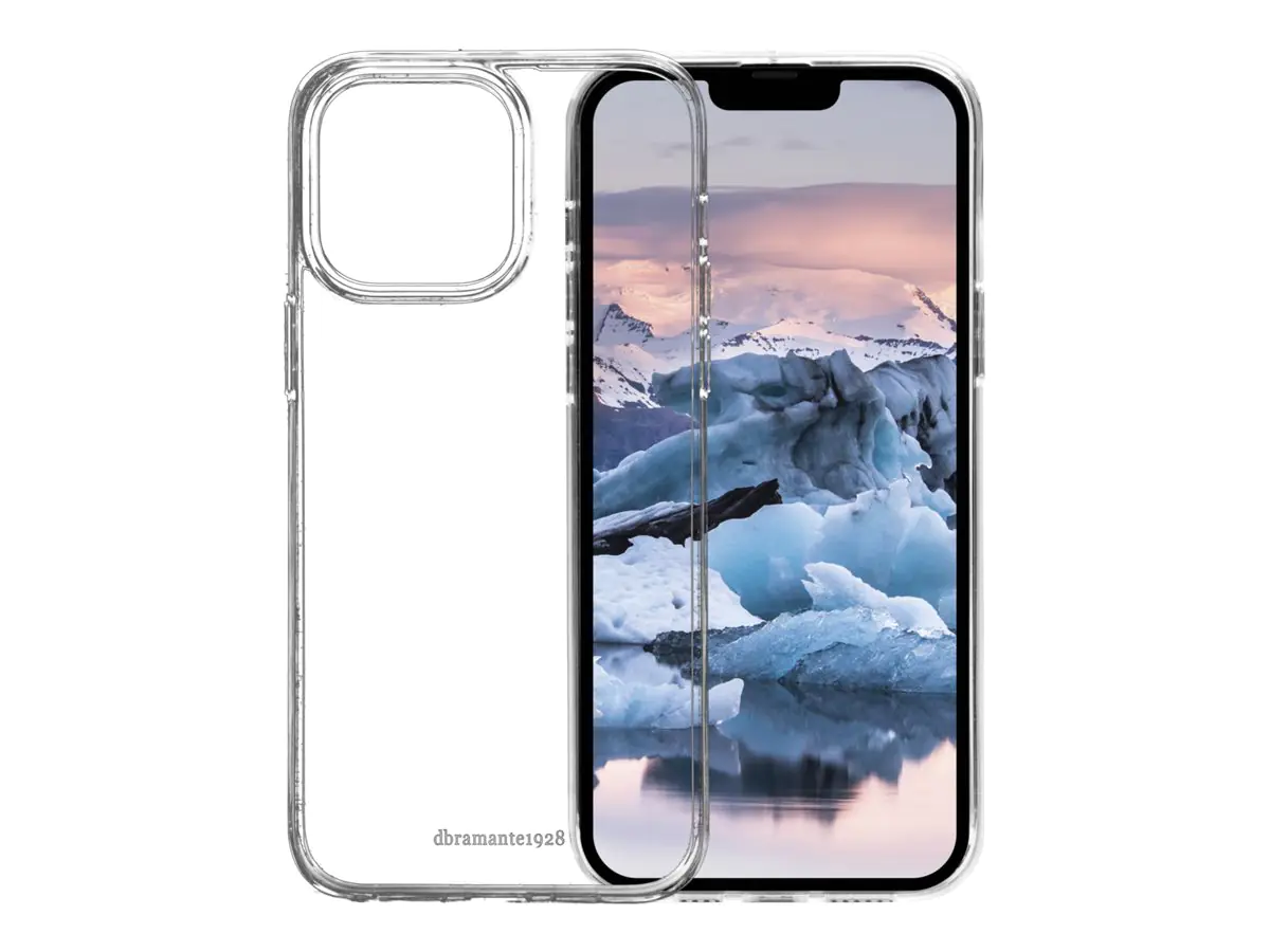 dbramante1928 Greenland - Hintere Abdeckung für Mobiltelefon - 100 % recycelter Kunststoff - klar - für Apple iPhone 14 Pro Max