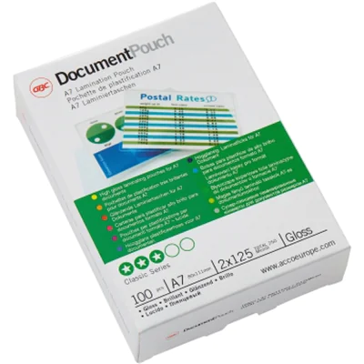 GBC Folientasche DocumentPouch IB581076 DIN A7 100 St./Pack. GBC Folientasche DocumentPouch IB581076 DIN A7 100 St./Pack.