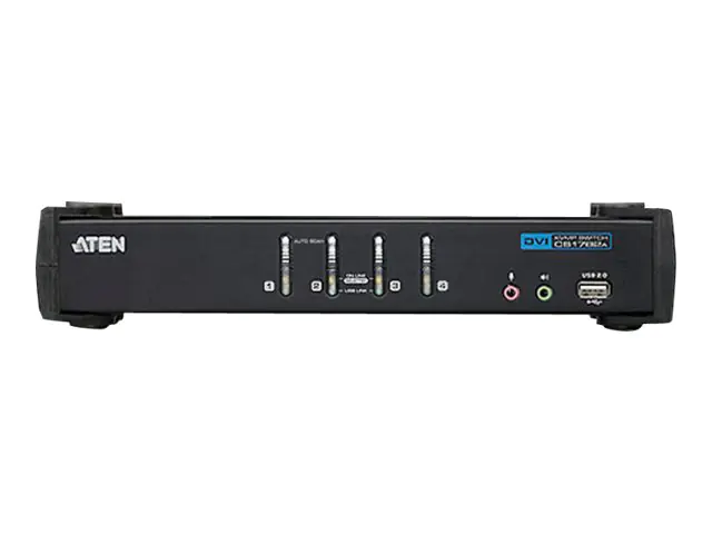 ATEN CubiQ CS1764A - KVM-/Audio-Switch - 4 x CS1764A-AT-G
