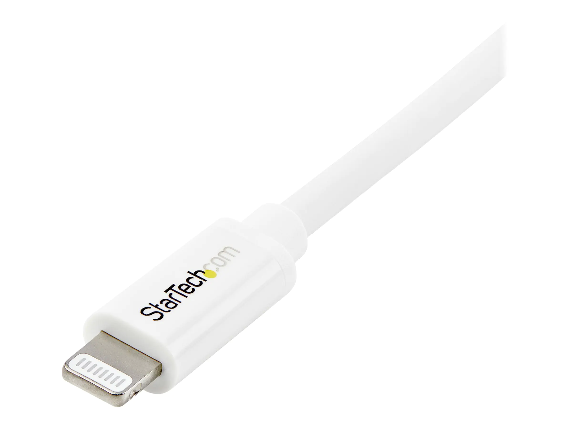 StarTech 1m Apple 8 Pin Lightning Connector auf USB Kabel - Weiß - USB Kabel für iPhone / iPod / iPad - Ladekabel / Datenkabel - Lightning-Kabel - Lightning männlich zu USB männlich - 1 m - Doppelisolierung - weiß - für P/N: KITBXAVHDPEU, KITBXAVHDPN