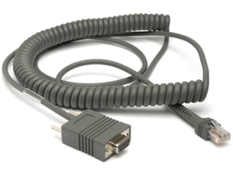 Zebra - Kabel seriell - DB-9 (W) - 3.7 m - gewickelt - für Symbol LS2208