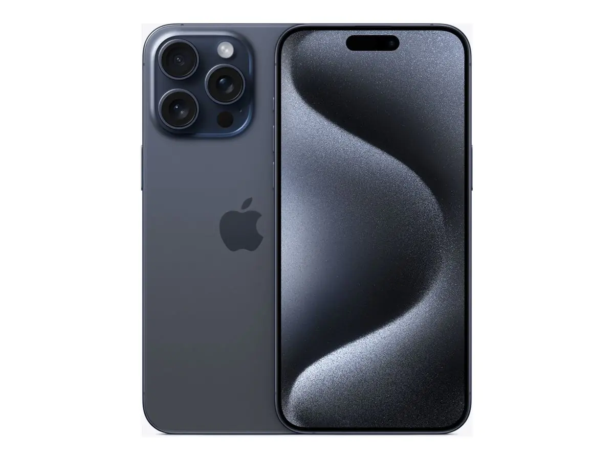 Apple iPhone 15 Pro Max - 5G Smartphone - Dual-SIM / Interner Speicher 512 GB - OLED-Display - 6.7" - 2796 x 1290 pixels (120 Hz) - Triple-Kamera 48 MP, 12 MP, 12 MP - front camera 12 MP - Blue Titanium Apple iPhone 15 Pro Max - 5G Smartphone - Dual-SIM / Interner Speicher 512 GB - OLED-Display - 6.7" - 2796 x 1290 pixels (120 Hz) - Triple-Kamera 48 MP, 12 MP, 12 MP - front camera 12 MP - Blue Titanium
