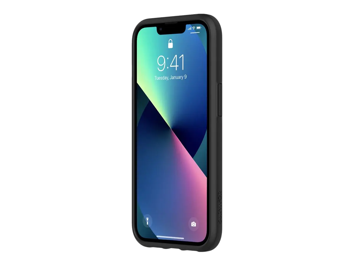 Griffin Survivor Strong - Hintere Abdeckung für Mobiltelefon - kompatibel mit MagSafe - Schwarz - für Apple iPhone 13 Pro